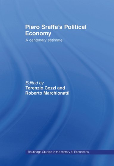 bokomslag Piero Sraffa's Political Economy