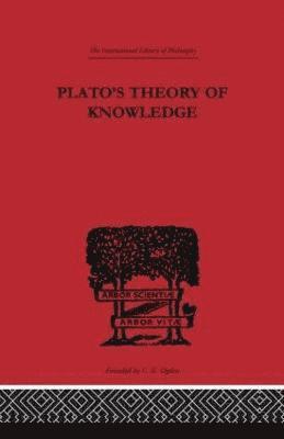 bokomslag Plato's Theory of Knowledge