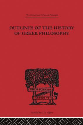 bokomslag Outlines of the History of Greek Philosophy