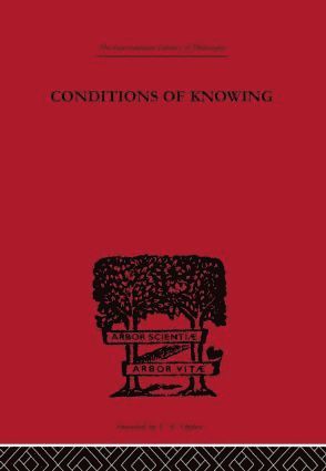 bokomslag Conditions of Knowing