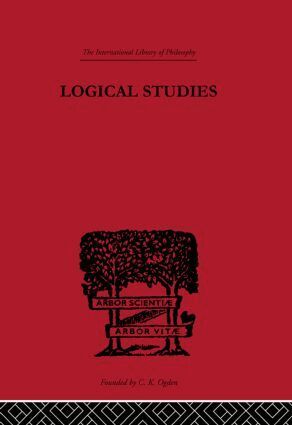 Georg Henrik Von Wright - Logical Studies, Inbunden