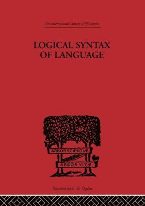 bokomslag Logical Syntax of Language