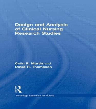 bokomslag Design and Analysis of Clinical Nursing Research Studies