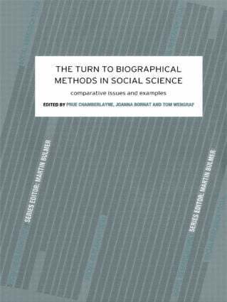Prue Chamberlayne, Joanna Bornat, Tom Wengraf - Turn to Biographical Methods in Social Science, Häftad