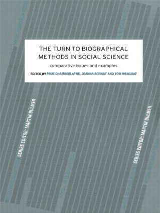 Prue Chamberlayne, Joanna Bornat, Tom Wengraf - Turn to Biographical Methods in Social Science, Häftad