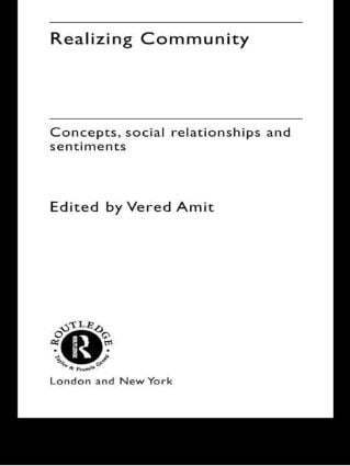 Vered Amit - Realizing Community, Häftad
