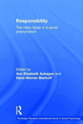 Ann Elisabeth Auhagen, Hans-Werner Bierhoff - Responsibility, Inbunden