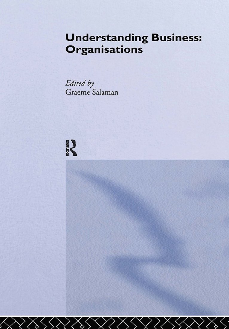 Understanding Business Organisations 1