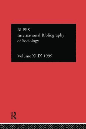 IBSS: Sociology: 1999 Vol.49 1