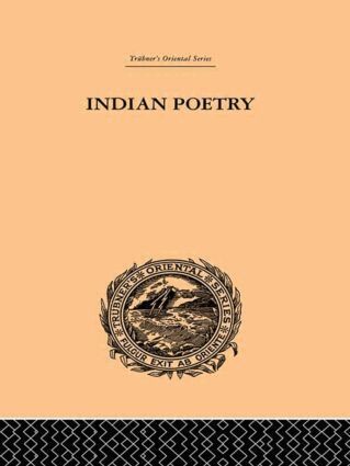 Edward Arnold - Indian Poetry, Inbunden