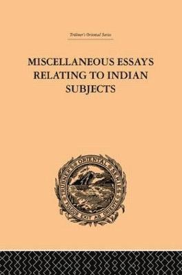 Brian Houghton Hodgson - Miscellaneous Essays Relating to Indian Subjects, Inbunden