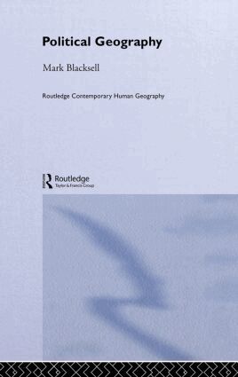 Mark Blacksell - Political Geography, Inbunden