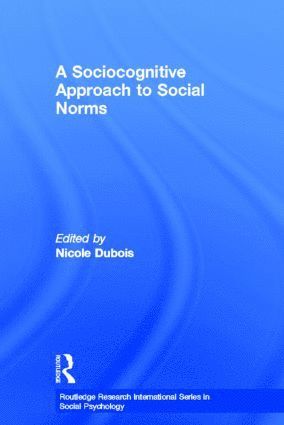 bokomslag Sociocognitive Approach to Social Norms