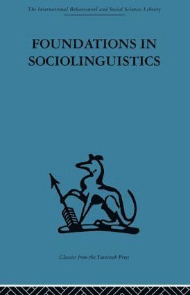 bokomslag Foundations in Sociolinguistics