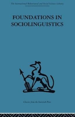 Dell Hymes - Foundations in Sociolinguistics, Inbunden