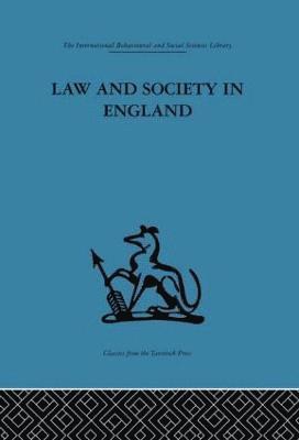 bokomslag Law and Society in England