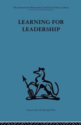 Learning for Leadership 1