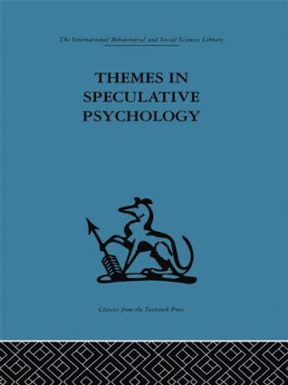 bokomslag Themes in Speculative Psychology