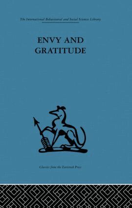 Melanie Klein, Melanie Klein Trust - Envy and Gratitude, Inbunden