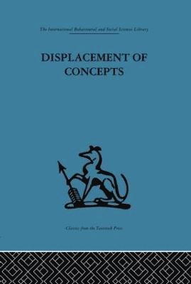 Donald A. Schon, Donald a. Schon - Displacement of Concepts, Inbunden