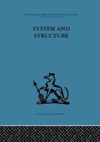 bokomslag System and Structure