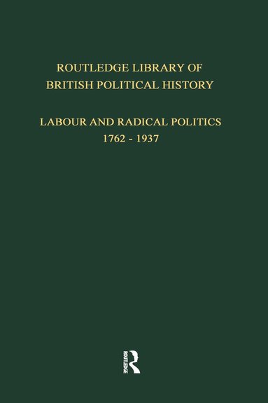 bokomslag Routledge Library of British Political History