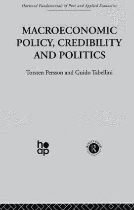 Macroeconomic Policy, Credibility and Politics 1