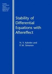 bokomslag Stability of Differential Equations with Aftereffect