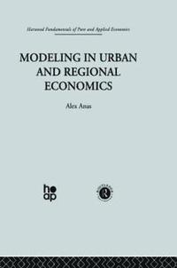 bokomslag Modelling in Urban and Regional Economics