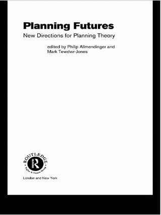 Philip Allmendinger, Mark Tewdwr-Jones - Planning Futures, Inbunden
