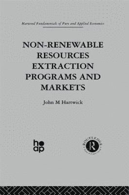 Non-Renewable Resources Extraction Programs and Markets 1