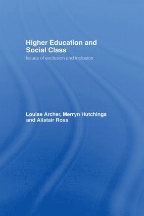 bokomslag Higher Education and Social Class