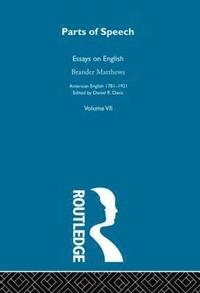bokomslag Parts Of Speech:Essays English