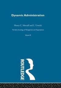 bokomslag Dynamic Administration
