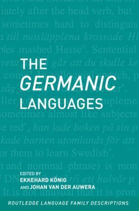 Ekkehard Konig, Johan van der Auwera - Germanic Languages, Häftad