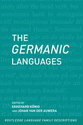 Ekkehard Konig, Johan van der Auwera, Johan Van Der Auwera, Johan Van Der Auwera - Germanic Languages, Häftad