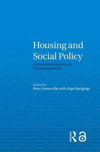 bokomslag Housing and Social Policy