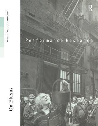 Ric Allsopp, Ken Friedman, Owen Smith - Performance Research V7 Issu 3, Häftad