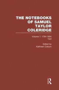 bokomslag Coleridge Notebooks V1 Text