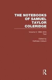bokomslag Coleridge Notebooks V3 Text
