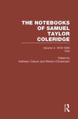 Kathleen Coburn - Coleridge Notebooks V4 Text, Inbunden
