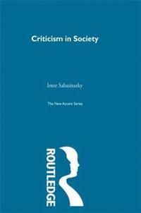 bokomslag Criticism in Society