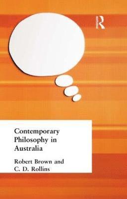 Contemporary Philosophy in Australia 1