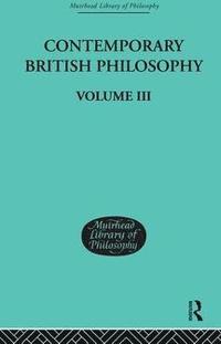 bokomslag Contemporary British Philosophy