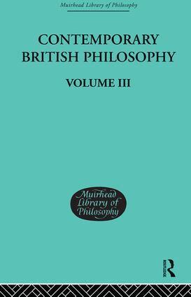 H D Lewis - Contemporary British Philosophy, Inbunden