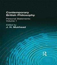 bokomslag Contemporary British Philosophy