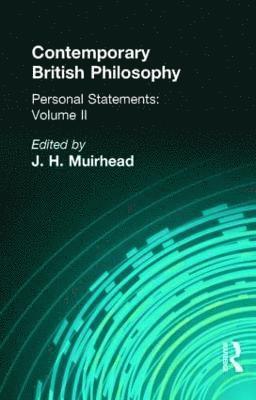 bokomslag Contemporary British Philosophy