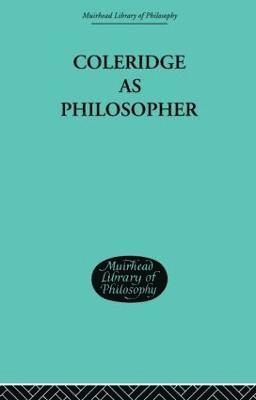 Coleridge as Philosopher 1