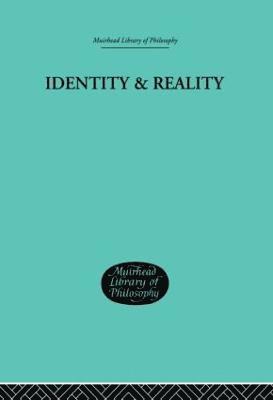 Emile Meyerson - Identity & Reality, Inbunden