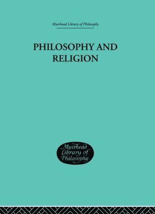 bokomslag Philosophy and Religion